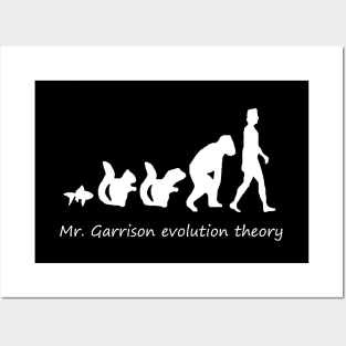 Mr. Garrison Evolution Theory Posters and Art